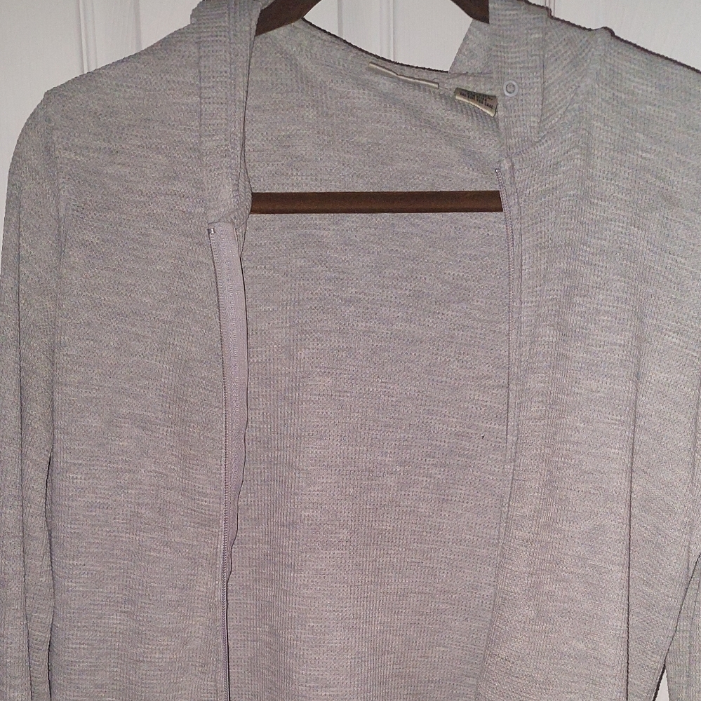 Zip down hoodie